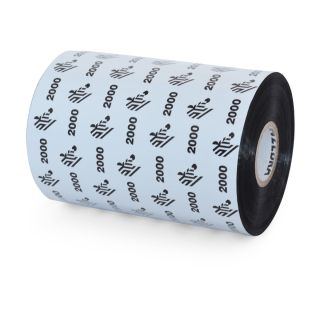 Zebra 2000 Standard Industrial Wax Ribbon